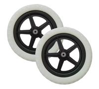 Peosaard 1 par de Ruedas de Bicicleta de Repuesto para niños, Rueda de Bicicleta de Equilibrio de 12 Pulgadas, Accesorios de reparación Ligeros para Bicicletas y Mantenimiento, Blanco, Mini Ruedas