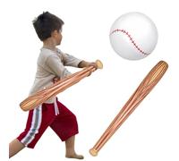 Peosaard Béisbol de Piscina, Pelota de Playa de béisbol, Juego de Pelota de Bate Inflable, Flotador de Piscina para Juegos Deportivos Divertidos en la Playa, 3 Piezas, Recuerdos de Fiesta