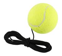 Peosaard Bolas de Entrenamiento de Tenis, 4pcs de recuperación de Bolas de práctica con Cuerda para Principiantes, Equipos de Jugadores en Solitario (Amarillo)