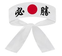 Peosaard Diadema japonesa, algodón transpirable, 39x2 pulgadas, 1 pieza, diadema Karate Kid