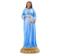 Peosaard Estatua de la Virgen María, Estatua de la Madre María Embarazada Realista, 8.4 Inmaculada y generosa Resina Estatuas de la Madre bendita Regalos católicos