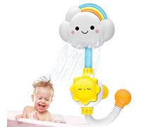 Peosaard Juguetes de baño para bebés, Juguete para Baby Shower, rociador de baño, Juguete de Ducha con Agua, Nube Encantadora, Grifo con chorros de Agua para niños pequeños, Juguetes para bañera