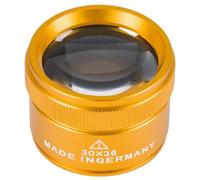 Peosaard Lupa 30x, Lupa de joyero, de Mano para joyeros de Bolsillo 30X, de identificación de Joyas para Gemas, Diamantes, Plantas, Sellos, antigüedades