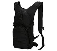 Peosaard Mochila para caminar, 1 por ciento de mochila de senderismo Bike caminando 15l camuflage casual impermeable múltiples sport sport trekking bag ejército para hombres negros