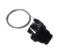 Peosaard Palancas de Cambio con Agarre Giratorio para Bicicleta, Palanca de Velocidad para Bicicleta, Accesorios para de montaña, Derecha, 6 velocidades, Agarre Giratorio para Ciclismo