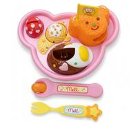 Peosaard Pudín de Paquete de refrigerios, Juguete de pudín con Cuchara, Juguete de alimentación de plástico para educación temprana para niños pequeños, Juguetes para niños