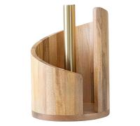 Peosaard Soporte para Toallas de Papel de montaña, Soporte Decorativo para Toallas de Papel de Madera para Cocina, baño, encimera, Color de Registro, Madera