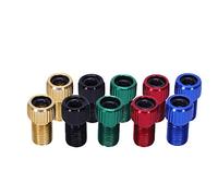 Peowuieu 10 StüCke Presta a válvula adaptador convertidor multicolor bicicleta neumático