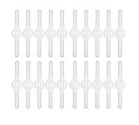 Peowuieu 20 piezas de plástico cortacésped cuchillas cortacésped recortadora accesorios cortacésped cuchilla batería recortadora jardín herramienta