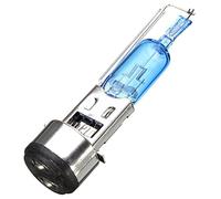 Peowuieu 2X LáMpara HalóGena Natural BA20D Bombilla 50W 4500-5000K LáMpara de Luz de Cabeza de Coche 12V