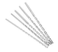 Peowuieu 5 piezas extralargas 150 mm HSS espiral broca 2 mm 3 mm 3,5 mm 4 mm 5 mm vástago recto madera metal taladro piezas taladro taladro piezas taladro taladro