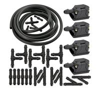 Peowuieu Auto viento protección disco boquilla agua arandelas limpiaparabrisas limpiaparabrisas boquilla agua set de limpieza para camiones XF 105 95 Xf105 Xf95 95XF