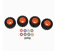 Peowuieu Off Road Skateboard Longboard Ruedas (Juego de 4 fundas de almacenamiento)