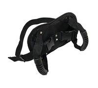 Peowuieu Reposabrazos de seguridad para asiento trasero de motocicleta, asidero para el asa del pasajero, protector de cinturón