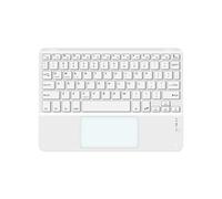 Peowuieu Teclado Bluetooth con Panel Táctil de 10 Pulgadas Compatible con, IPadOS, Android e iOS Inglés