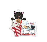 Pep i Mila. Lot A la banyera! Llibre + manyoples: Pack amb una manyopla de bany