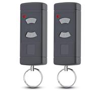 pepape 2 unidades de mando a distancia para puerta de garaje Hörmann HSE2-40, HS4-40, HSM4-40, compatible con teclas Hörmann gris, 40,685 MHz, mando a distancia