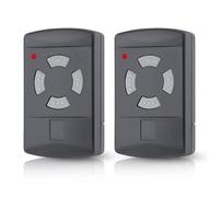 pepape 2 unidades de mando a distancia para puerta de garaje Hormann HSM4-40, HSE2-40, HS4-40, compatible con Hormann 40,685 MHz, botón gris, mando a distancia de garaje