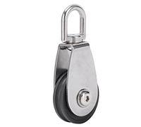 PEPDIMA Rueda DE Nylon DE Bloque DE POLEA DE COJINETES Dobles DE Acero Inoxidable para Fitness