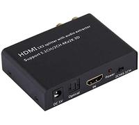 PEPDRO HD HDMI Splitter Divisor de 1 Minuto 2 con Audio HDMI Fibra Compartidor HD 4K
