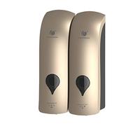 PEPDRO WDX- Jabón Caja de líquidos Hotel de Hotel dispensador de jabón prensado Manual montado en la Pared Gel de Ducha casero Caja de champú Conveniente (Color : Gold, Size : 13 * 7 * 21.5cm)