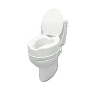 PEPE - Elevador WC Adulto con Tapa (15 cm de altura), Alzador WC Adulto, Asiento Elevador WC Universal, Adaptador WC para Mayores y Minusválidos, Elevadores Inodoros para Adultos