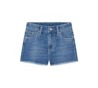 Pepe Jeans A-Line Short Hw Jr Shorts Niña, Azul (Denim-HR9), 10 Años