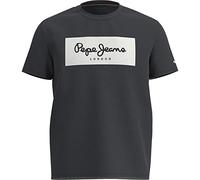 Pepe Jeans Aaron T-Shirt, Negro (Washed Black), XS para Hombre