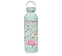 Pepe Jeans Abbey Alenka Botella de Acero Inoxidable Verde con capacidad para 500ml y medidas 7 x 23 cms Acero Inoxidable by Joumma Bags