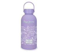 Pepe Jeans Abbey Botella de Acero Inoxidable Rosa 6,5x18,5x6,5 cms Acero Inoxidable by Joumma Bags