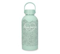 Pepe Jeans Abbey Botella de Acero Inoxidable Verde 6,5x18,5x6,5 cms Acero Inoxidable by Joumma Bags
