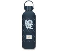 Pepe Jeans Abbey Noni Botella de Acero Inoxidable Negro con capacidad para 500ml y medidas 7 x 23 cms Acero Inoxidable by Joumma Bags