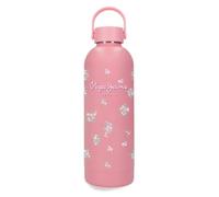 Pepe Jeans Abbey Nora Botella de Acero Inoxidable Rosa con capacidad para 500ml y medidas 7 x 23 cms Acero Inoxidable by Joumma Bags