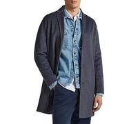 Pepe Jeans Abrigo de lana Brighton para hombre, Gris (Grey Marl), XL