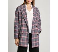 Pepe Jeans Abrigo de mujer botones cruzados manga entallada. Rojo 3