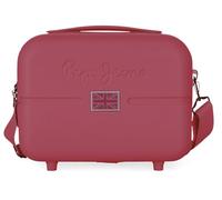Pepe Jeans Accent Nececer Adaptable Burdeos 29x21x15 cm Rígido ABS 9,1L 0,8 kgs by Joumma Bags