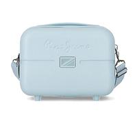 Pepe Jeans Accent Neceser Adaptable con Bandolera Azul 29x21x15 cms Rígido ABS 9,14L 0,84 kgs