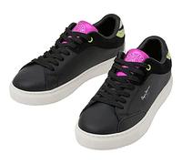 Pepe Jeans Adams ARI - Tenis para Mujer, Black, 42 EU