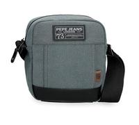 Pepe Jeans Aiden Bandolera Pequeña Marino 15x19,5x6 cm Poliéster con Detalles en Piel Sintética 1,76L by Joumma Bags