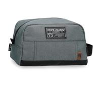 Pepe Jeans Aiden Nececer Adaptable Marino 25x15x12 cm Poliéster con Detalles en Piel Sintética 4,97L by Joumma Bags