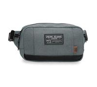 Pepe Jeans Aiden Riñonera Marino 21x12,5x5 cm Poliéster con Detalles en Piel Sintética 1,31L by Joumma Bags