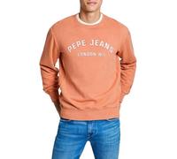 Pepe Jeans Aldridge Crew Sudadera, Rojo (marrón Terracota Claro), M para Hombre