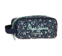 Pepe Jeans Alenka Estuche Triple Azul 22x10x9 cms Poliéster by Joumma Bags by Joumma Bags