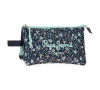 Pepe Jeans Alenka Estuche Triple Azul 22x12x5 cms Poliéster by Joumma Bags by Joumma Bags