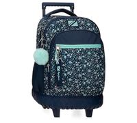 Pepe Jeans Alenka Mochila Compact, Azul, 2 Ruedas