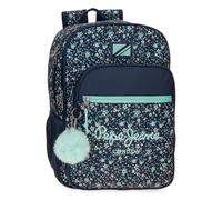 Pepe Jeans Alenka Mochila Escolar Azul 30x40x12 cms Poliéster 14,4L by Joumma Bags