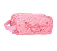 Pepe Jeans Alenka Rosa Estuche Triple Rosa 22x10x9 cms Poliéster 1,98L by Joumma Bags