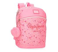 Pepe Jeans Alenka Rosa Mochila Casual Rosa 25x32x12 cms Poliéster 9,6L by Joumma Bags