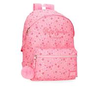 Pepe Jeans Alenka Rosa Mochila Escolar, Rosa, Portátil 15,6 Pulgadas