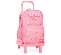Pepe Jeans Alenka Rosa Mochila Doble Compartimento con Carro Rosa 30x40x12 cms Poliéster 15,6L by Joumma Bags